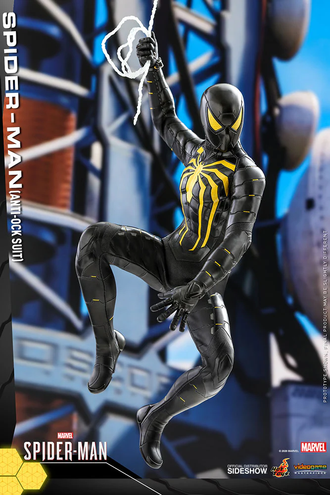 Spider-Man Video Game 12 Inch Action Figure 1/6 Scale - Spider-Man (Anti-Ock Suit) Hot Toys 907092 - Image 2