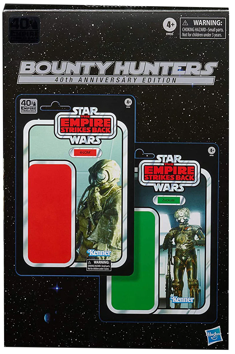 Star Wars 40th Anniversary 6 Inch Action Figure Exclusive - Zucluss & 4-Lom (Sub-Standard Packaging) - Image 2