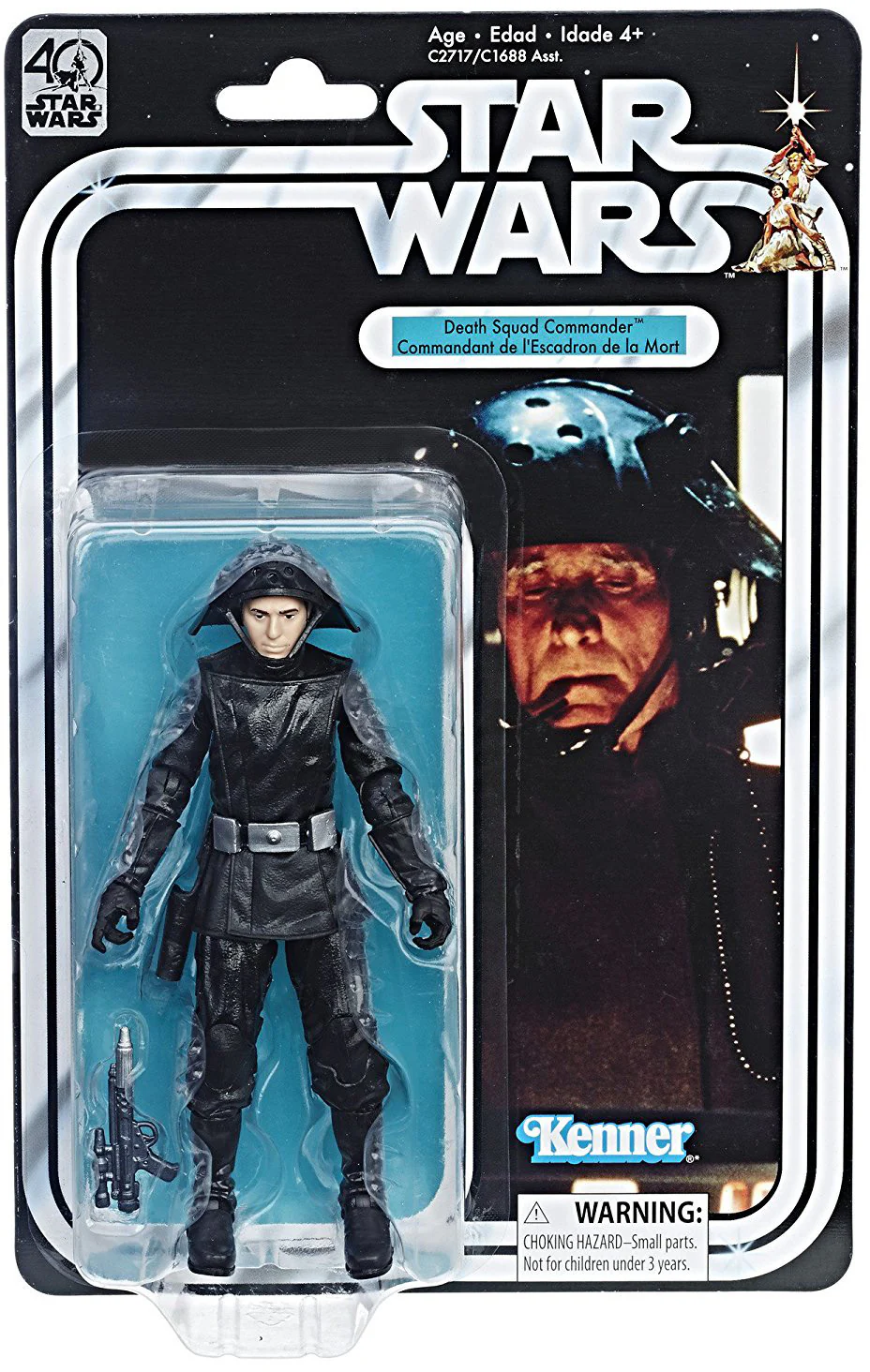 Star Wars 40th Anniversary 6 Inch Action Figure Wave 2 - Death Squad Commander (Sub-Standard Packaging)