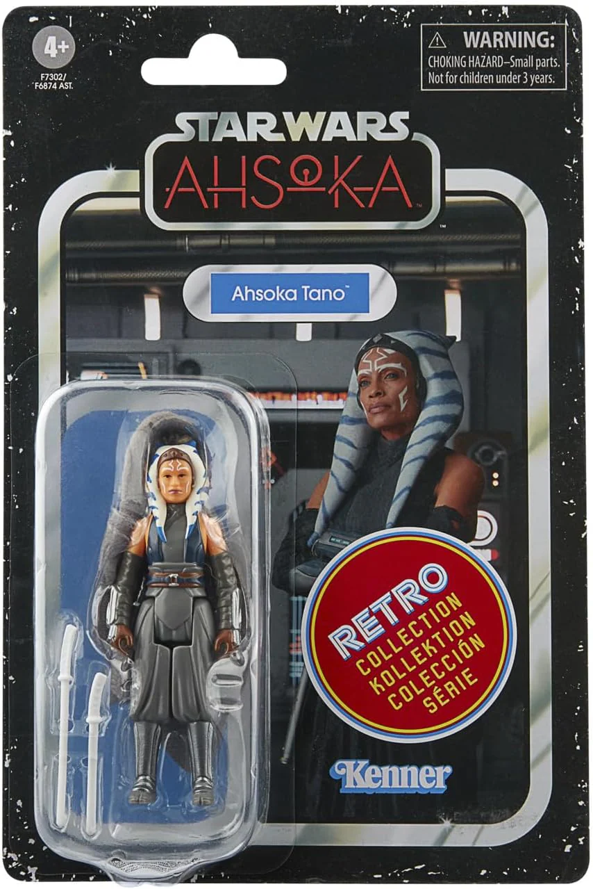 Star Wars Retro Collection 3.75 Inch Action Figure Wave 5 - Ahsoka Tano (Shelf Wear Packaging)