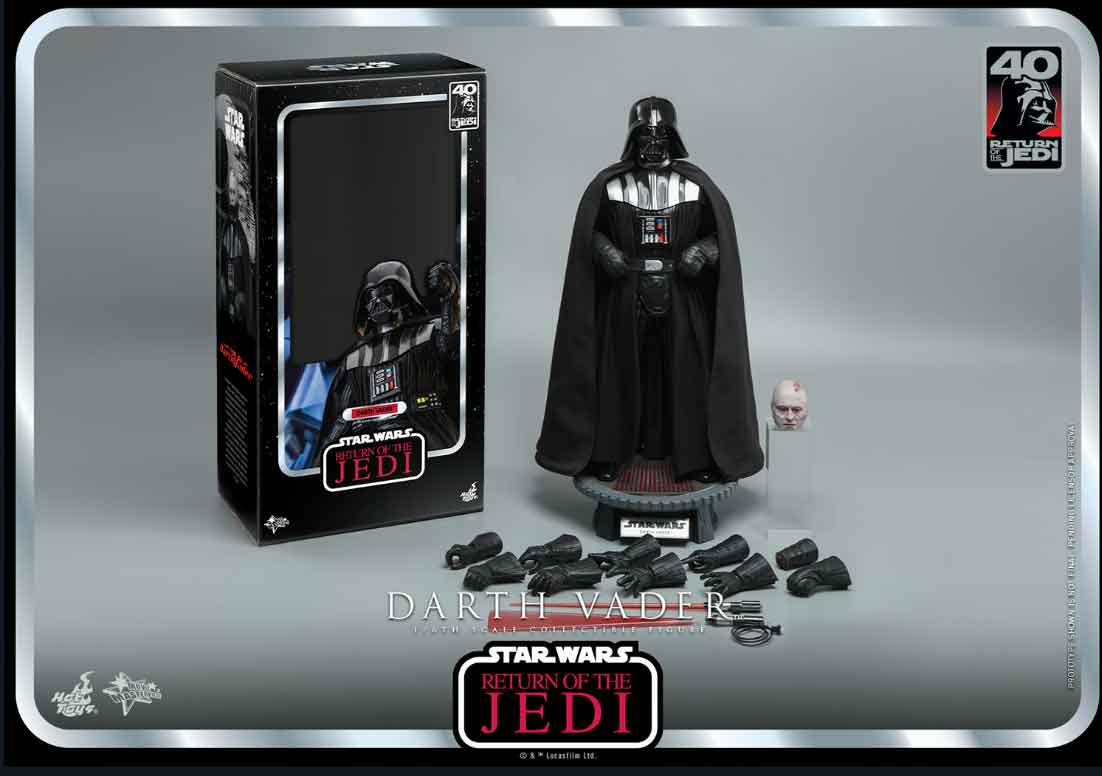 Star Wars Return Of The Jedi 12 Inch Action Figure 1/12 Scale - Darth Vader Hot Toys 912232 - Image 2