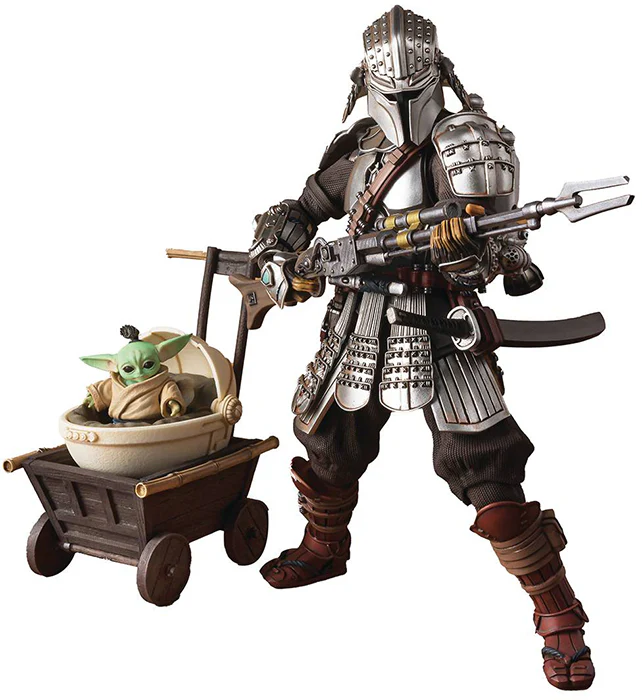 Star Wars Samurai 6 Inch Action Figure Movie Realization - Ronan Mandalorian & Grogu - Image 2
