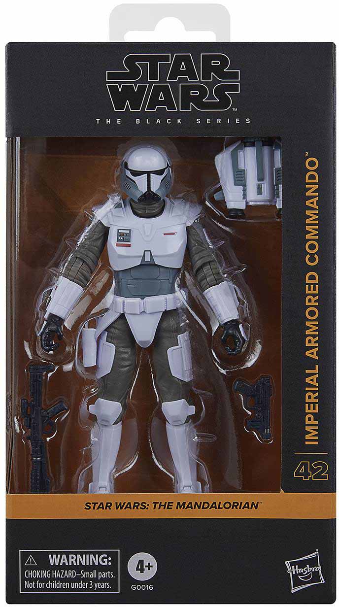 Star Wars The Black Series 6 Inch Action Figure (2024 Wave 4A) - Imperial Armored Commando #42 (Sub-Standard Packaging)