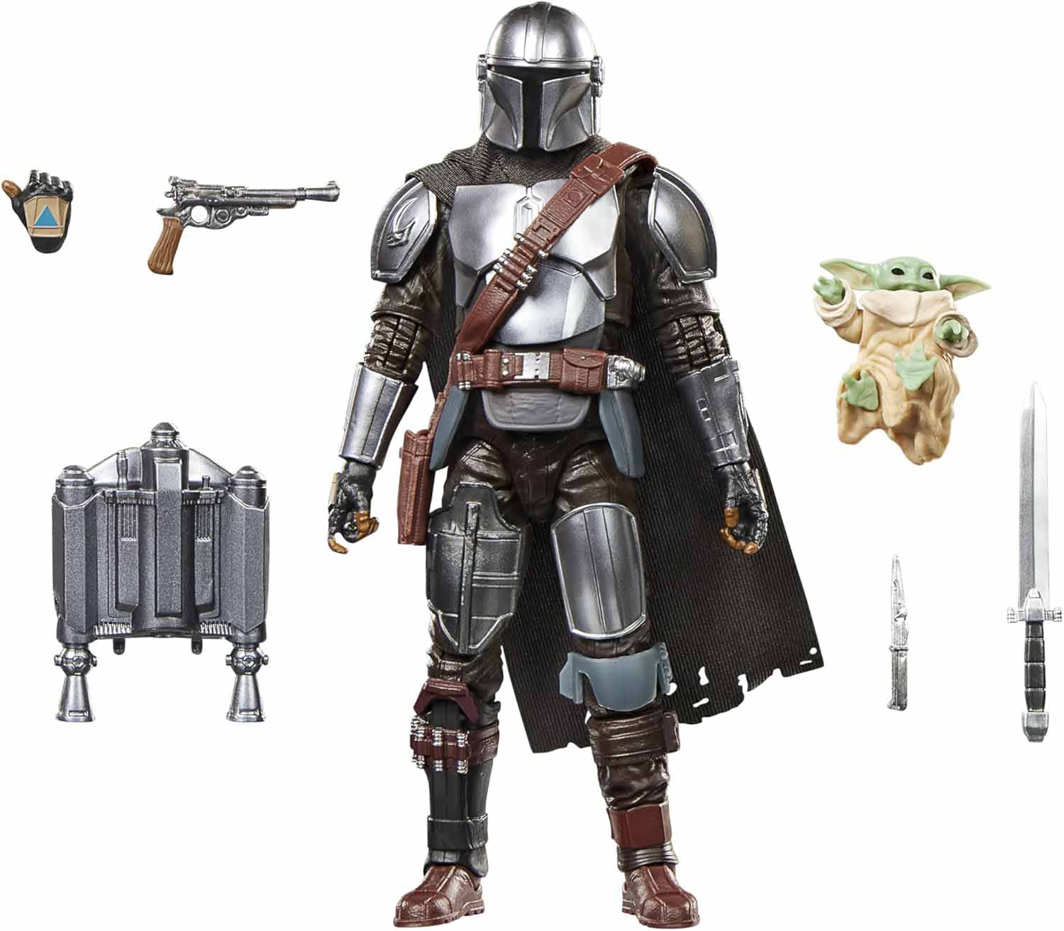 Star Wars The Black Series 6 Inch Action Figure Black Box Deluxe - The Mandalorian & Grogu #01 - Image 2
