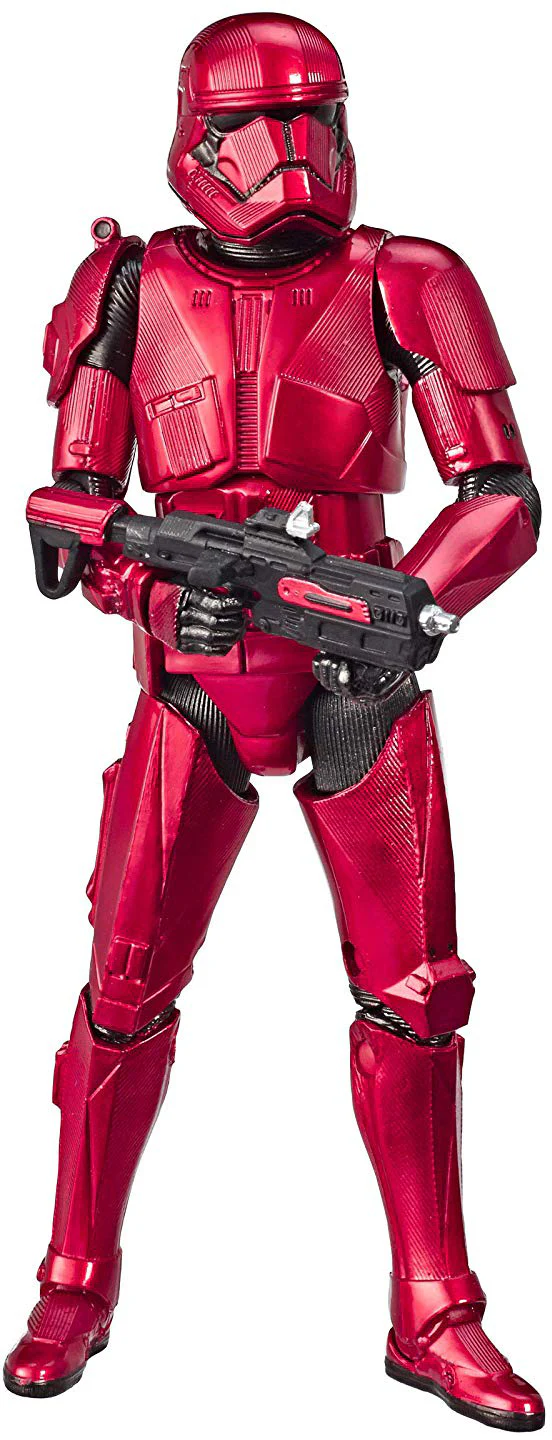 Star Wars The Black Series 6 Inch Action Figure Carbonized Graphite Series - Red Metallic Sith Trooper #92 Exclusive (Shelf Wear Packaging) - Image 2
