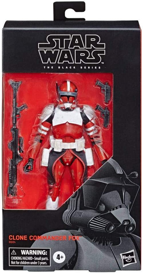 Star Wars The Black Series 6 Inch Action Figure - Clone Commander Fox Reissue (Sub-Standard Packaging)