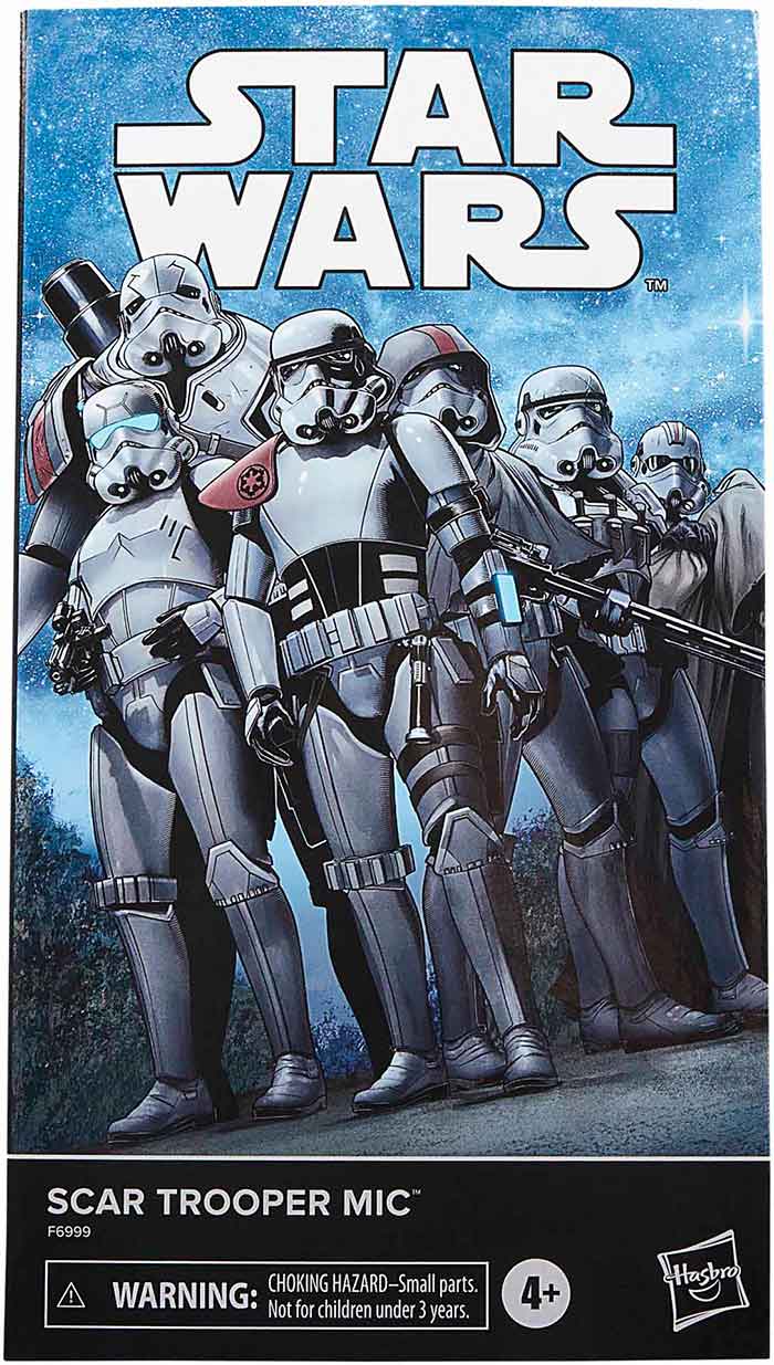 Star Wars The Black Series 6 Inch Action Figure Comic Cover - Scar Trooper Mic - Image 2