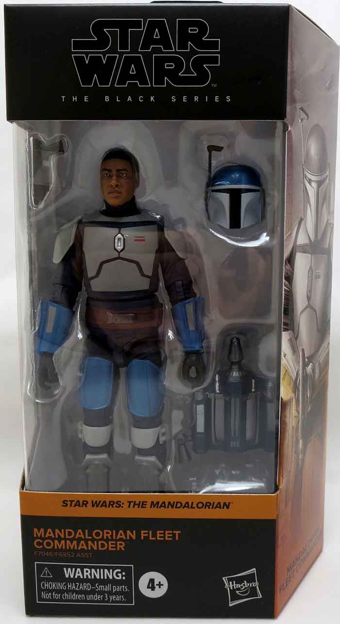 Star Wars The Black Series Disney+ Ahsoka 6 Inch Action Figure Box Art (2023 Wave 3B) - Mandalorian Fleet Commander