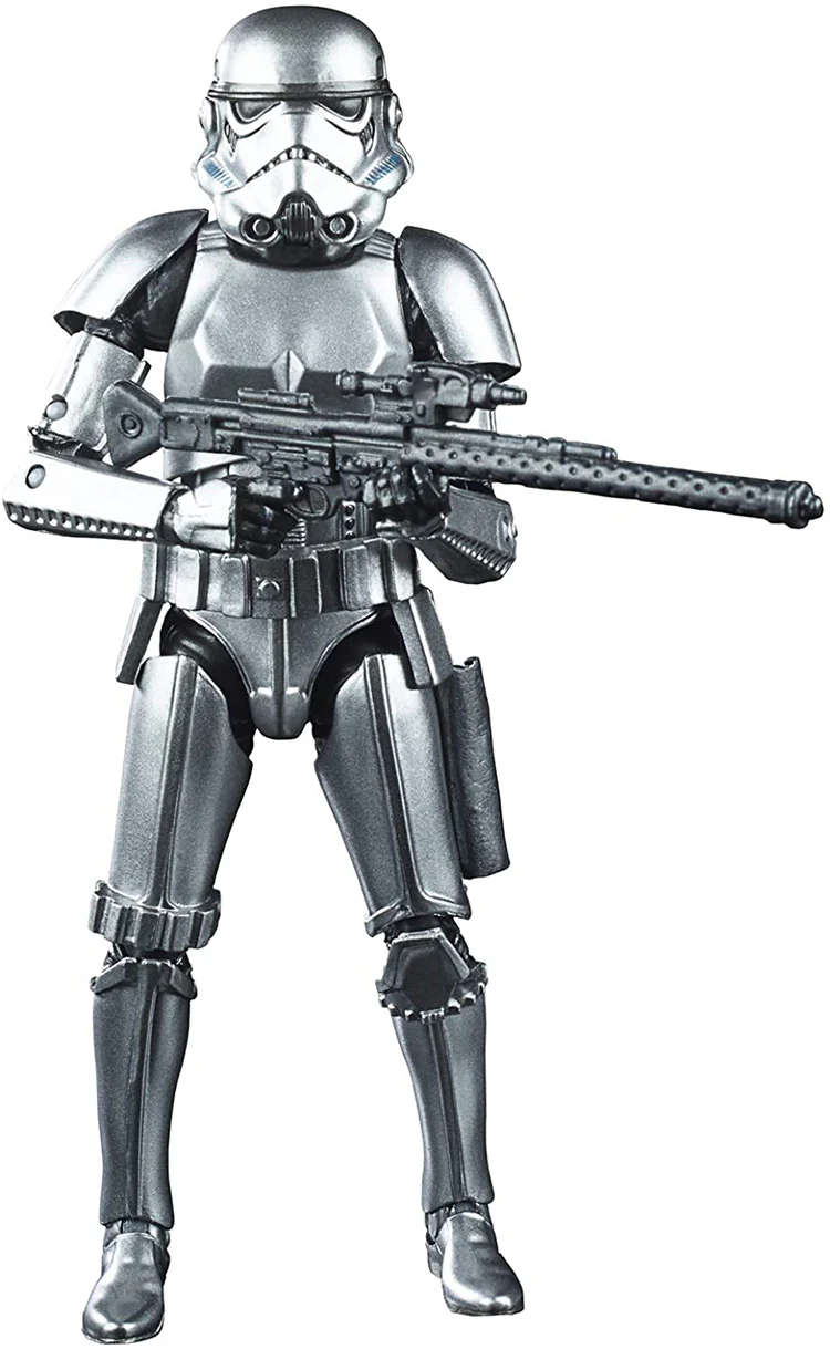 Star Wars The Black Series 6 Inch Action Figure Exclusive - Carbonized Stormtrooper (Shelf Wear Packaging) - Image 2