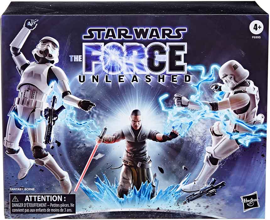 Star Wars The Black Series Force Unleashed 6 Inch Action Figure Deluxe Exclusive - Starkiller vs Stormtroopers - Image 3