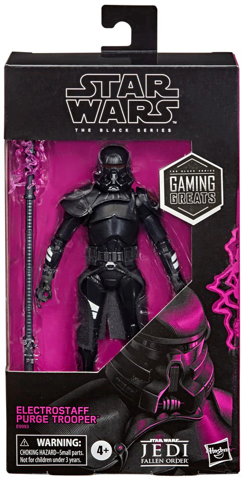 Star Wars The Black Series Gaming Greats 6 Inch Action Figure Box Art Exclusive - Electrostaff Purge Trooper (Shelf Wear Packaging)