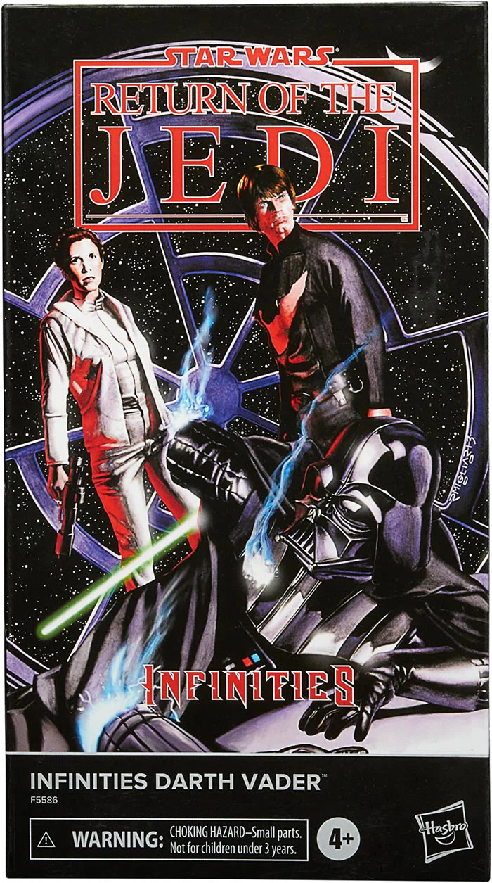 Star Wars The Black Series Infinities 6 Inch Action Figure Book Cover - Darth Vader (White) - Image 3