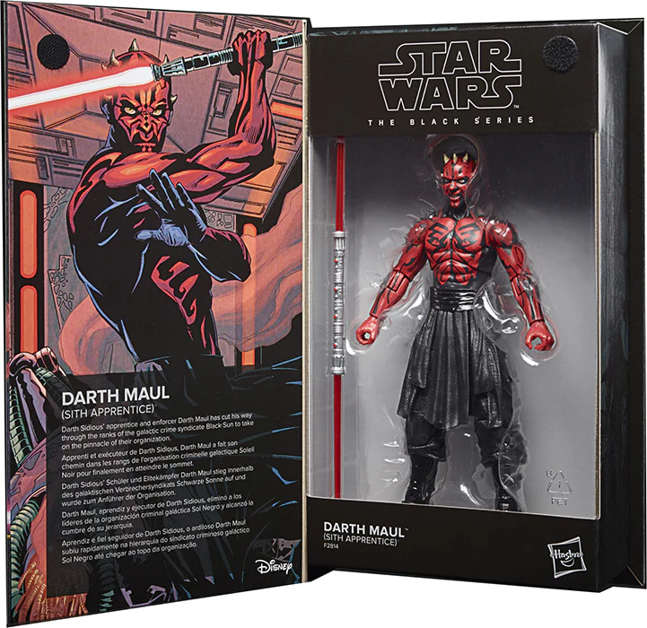 Star Wars The Black Series Lucasfilm 50th anniversary 6 Inch Action Figure Wave 1 - Darth Maul Sith Apprentice (Shelf Wear Packaging)