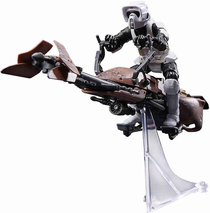 Star Wars The Vintage Collection 3.75 Inch Scale Vehicle Figure - Speeder Bike & Scout Trooper - Image 3