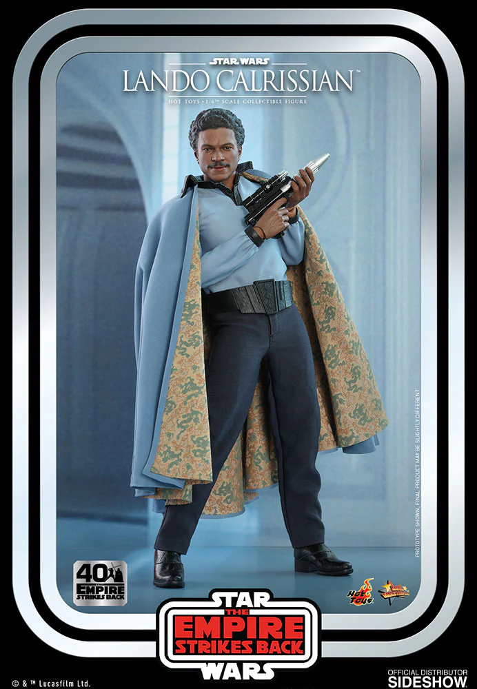 Star Wars The Empire Strikes Back 12 Inch Action Figure 1/6 Scale - Lando Calrissian Hot Toys 907059 - Image 2