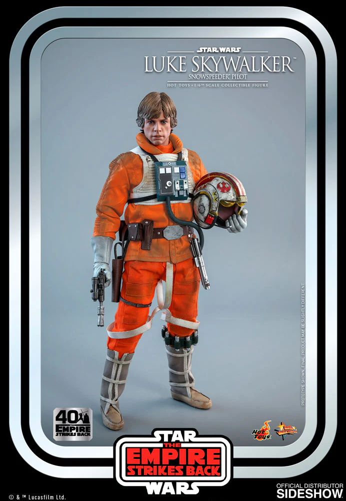 Star Wars The Empire Strikes Back 11 Inch Action Figure 1/6 Scale - Luke Skywalker Snowspeeder Pilot Hot Toys 906711 - Image 2