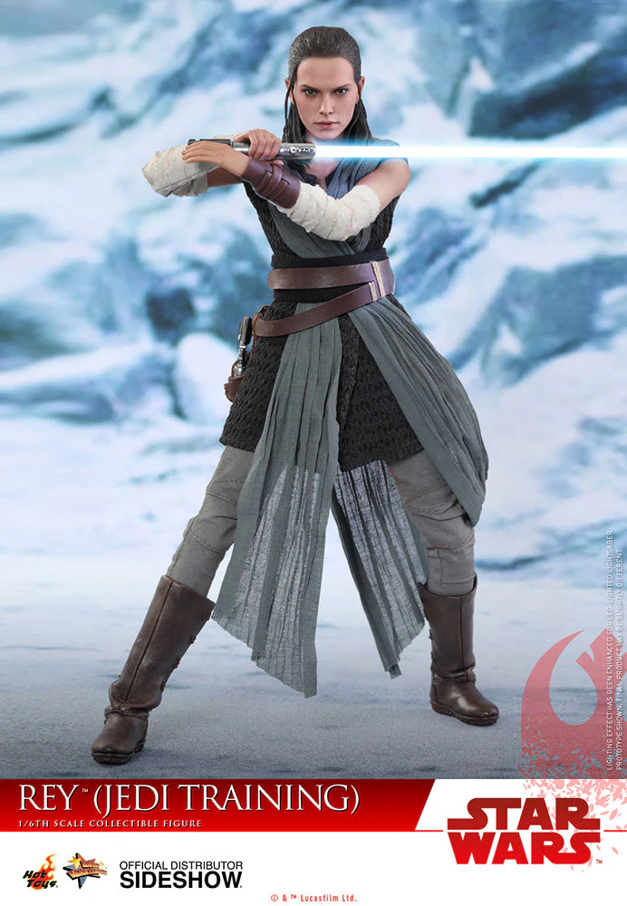 Star Wars The Last Jedi 11 Inch Action Figure Movie Masterpiece 1/6 Scale Series - Rey Jedi Training Hot Toys 903205