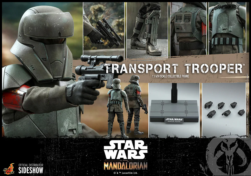 Star Wars The Mandalorian 12 Inch Action Figure 1/6 Scale - Transport Trooper Hot Toys 907512 - Image 2