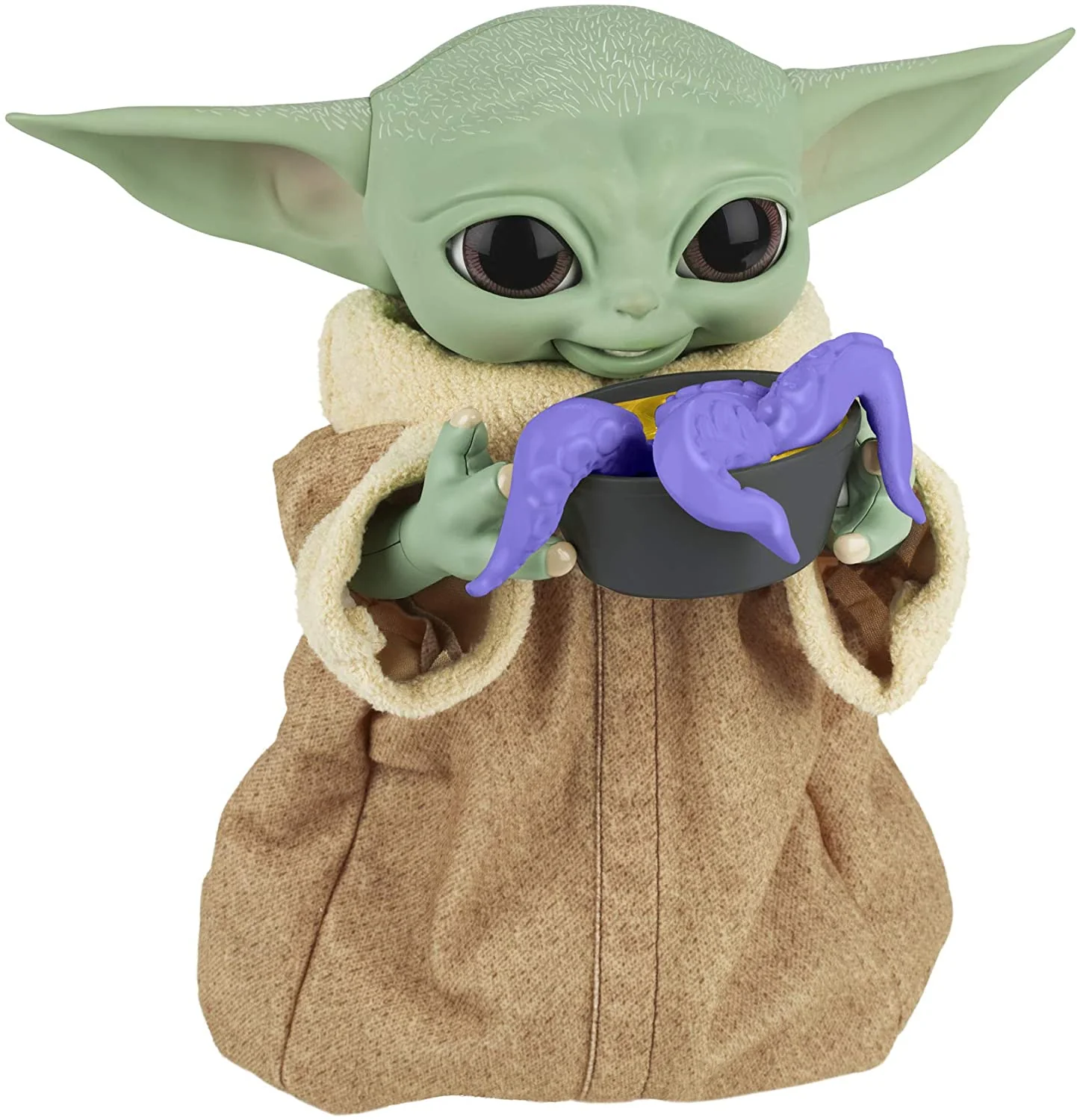 Star Wars The Mandalorian 9 Inch Action Figure Animatronic 40 Sound and Motion Combination- Galactic Snackin Grogu - Image 3