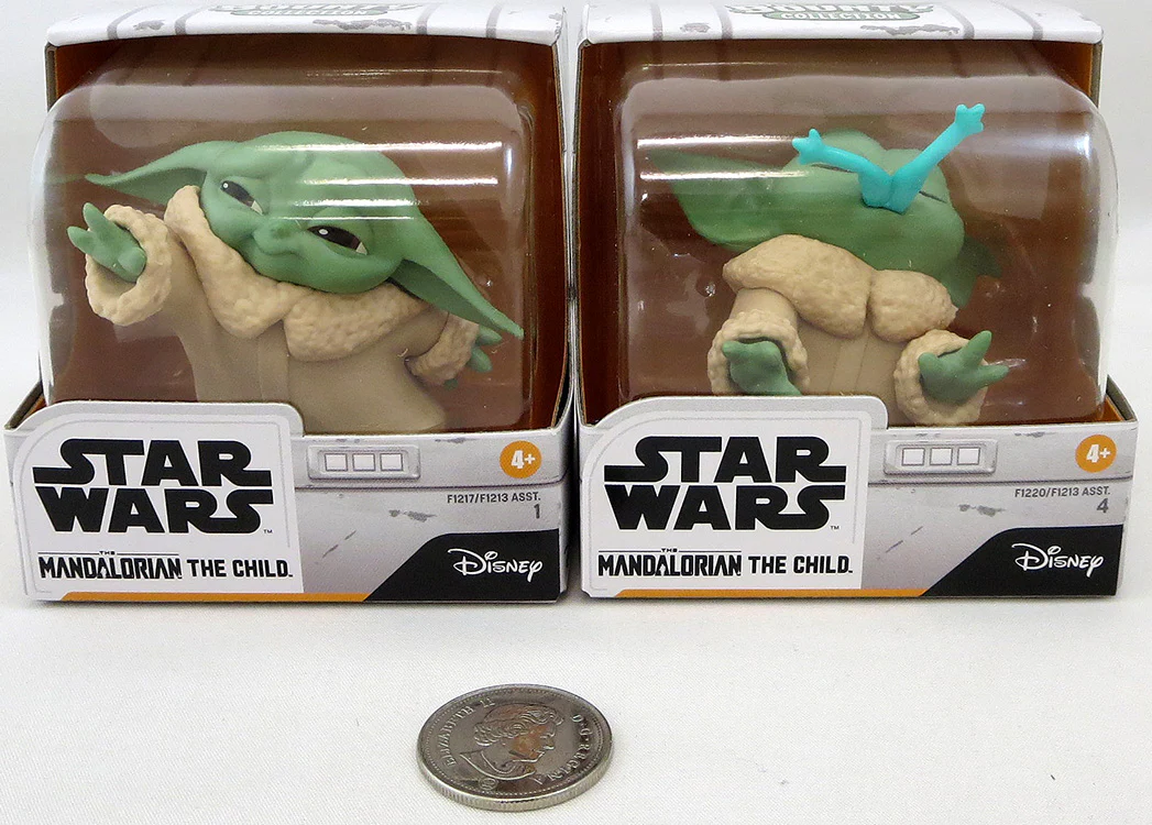 Star Wars The Mandalorian 2.2 Inch Action Figure Baby Bounties 2-Pack Series - The Child (Baby Yoda) Frog & Force - Image 3