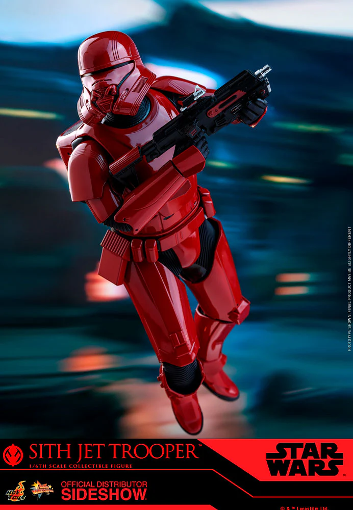 Star Wars The Rise of Skywalker 12 Inch Action Figure 1/6 Scale Series - Sith Jet Trooper Hot Toys 905634 - Image 3