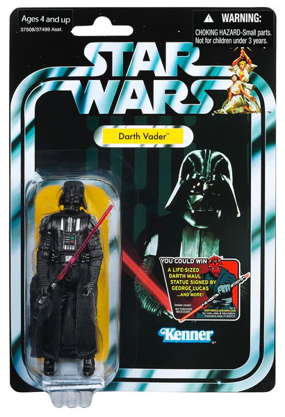 Star Wars 3.75 Inch Action Figure The Vintage Collection - Darth Vader VC93 (Non Mint Packaging)