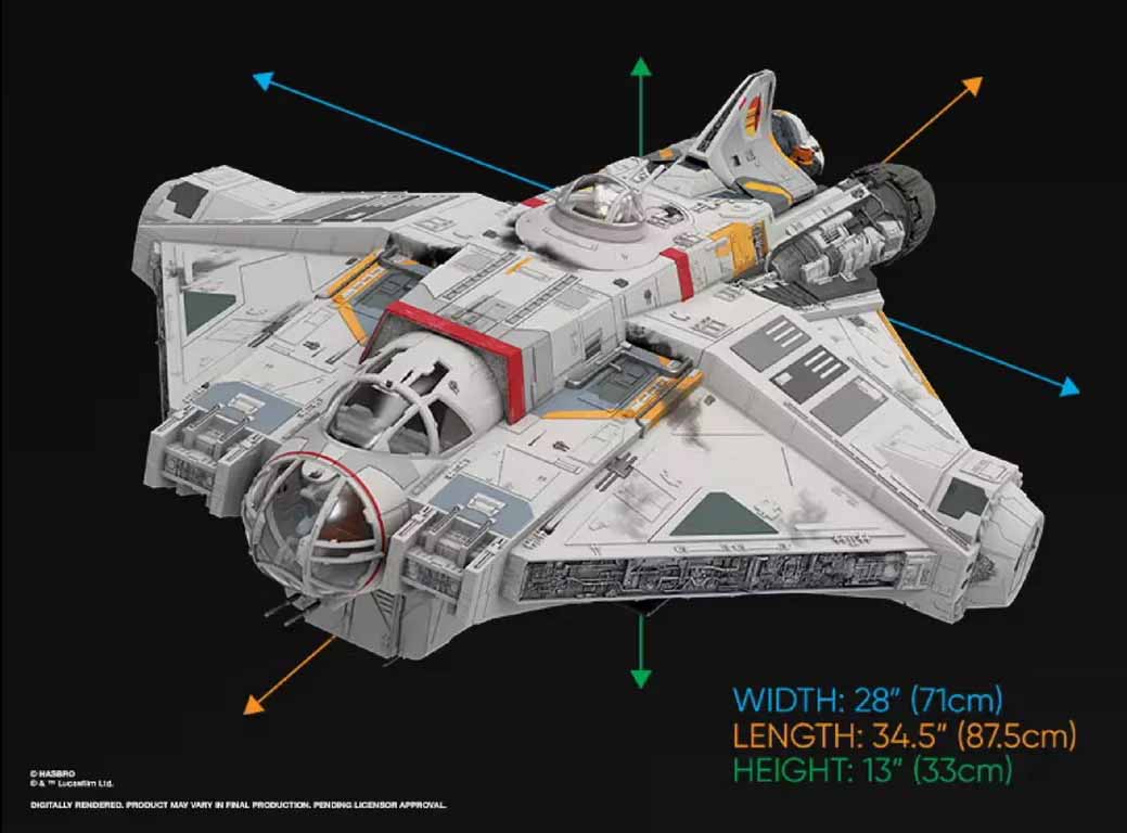 Star Wars The Vintage Collection 3.75 Inch Scale Vehicle Figure Exclusive - The Ghost (Haslab) - Image 4