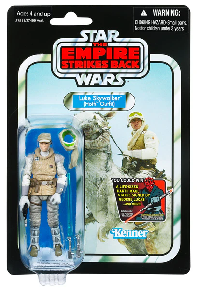 Star Wars 3.75 Inch Action Figure The Vintage Collection - Luke Skywalker Hoth Outfit VC95 (Sub-Standard Packaging)