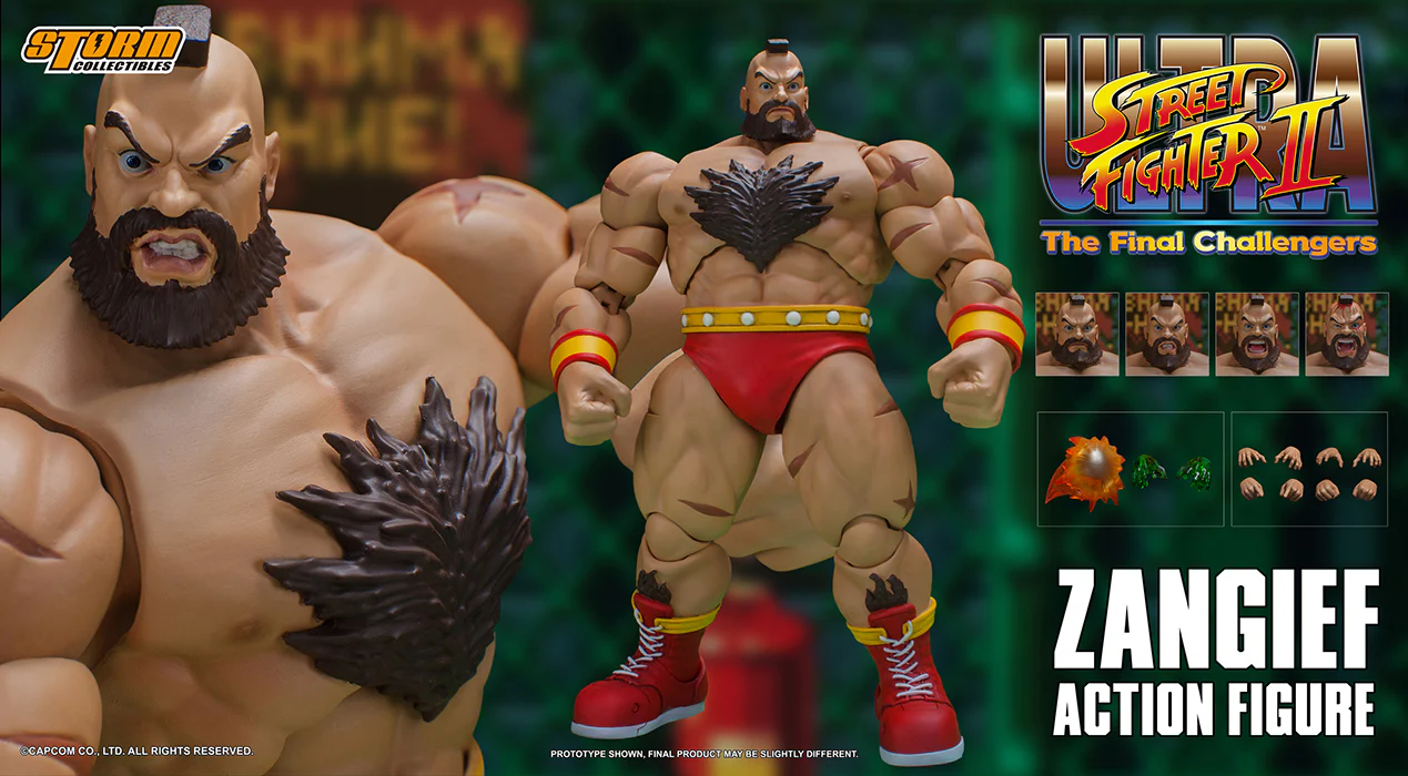 Street Fighter The Final Challenger 9 Inch Action Figure - Zangief - Image 2