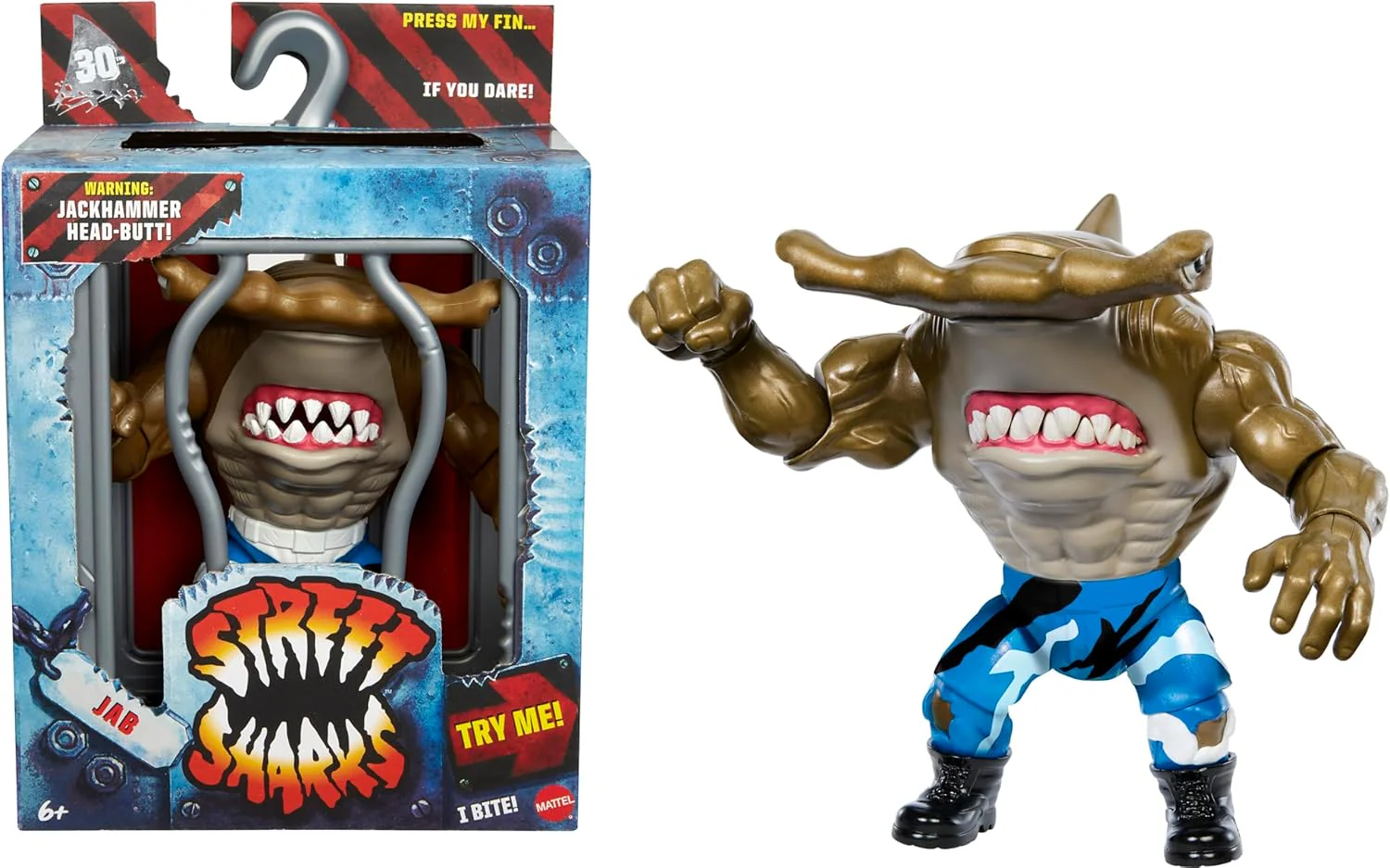 Street Sharks 30th Anniversary 6 Inch Action Figure - Jab - Image 2