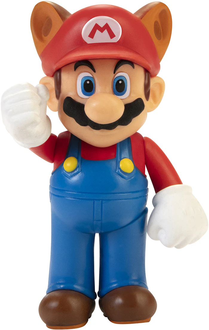 Super Mario World Of Nintendo 2 Inch Mini Figure Wave 26 - Raccoon Mario - Image 2