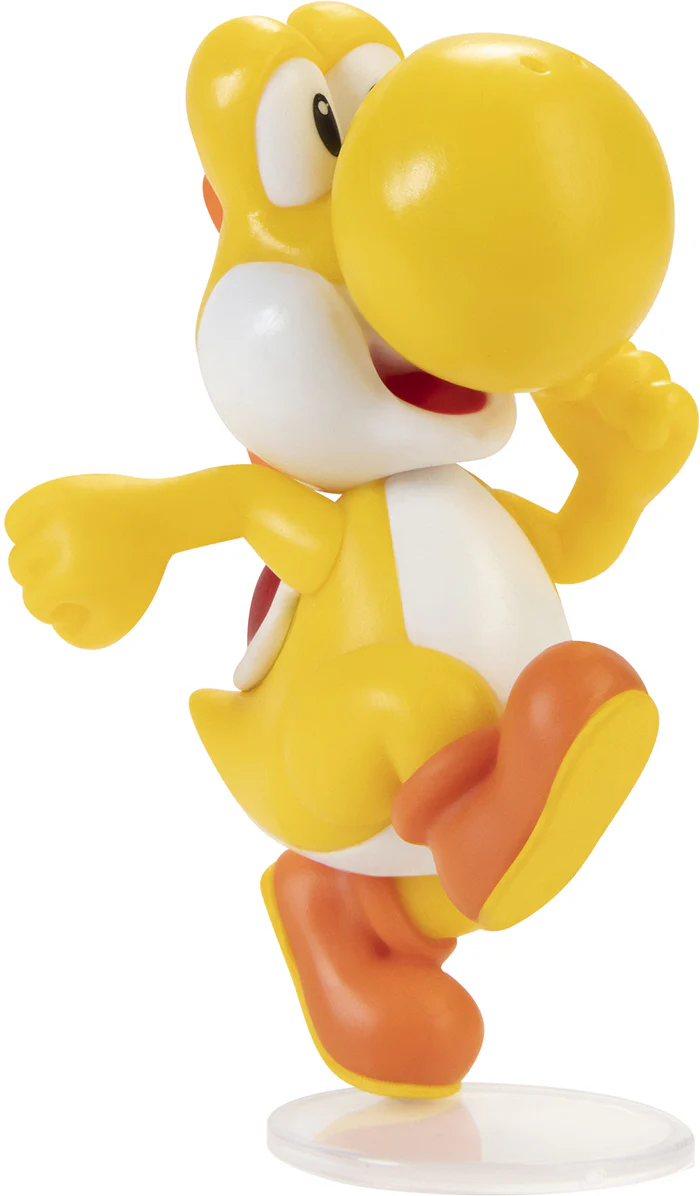 Super Mario World Of Nintendo 2 Inch Mini Figure Wave 26 - Yellow Yoshi - Image 2