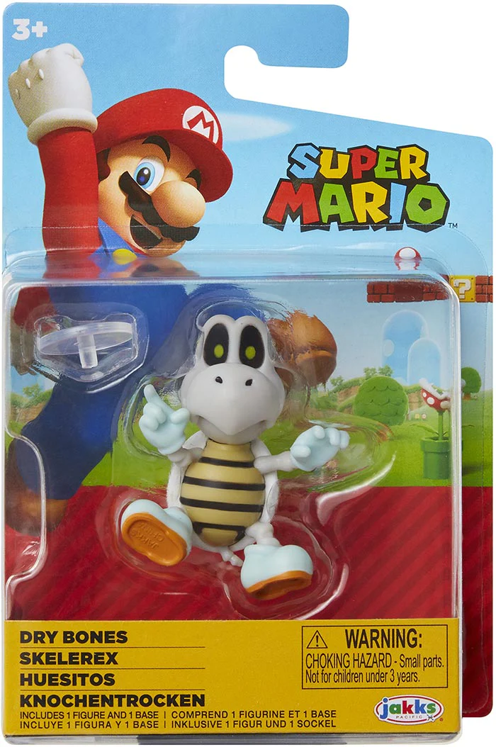 Super Mario World Of Nintendo 2 Inch Action Figure Wave 30 - Dry Bones