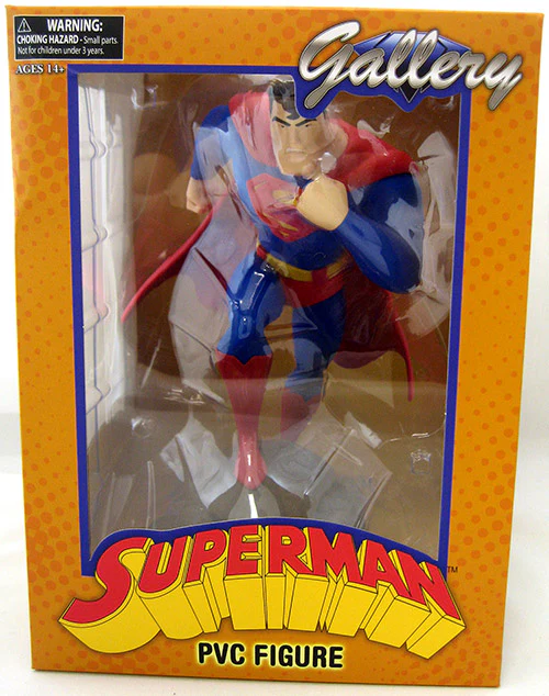 DC Gallery Superman Animated Series 9 Inch PVC Staute - Superman - Image 2