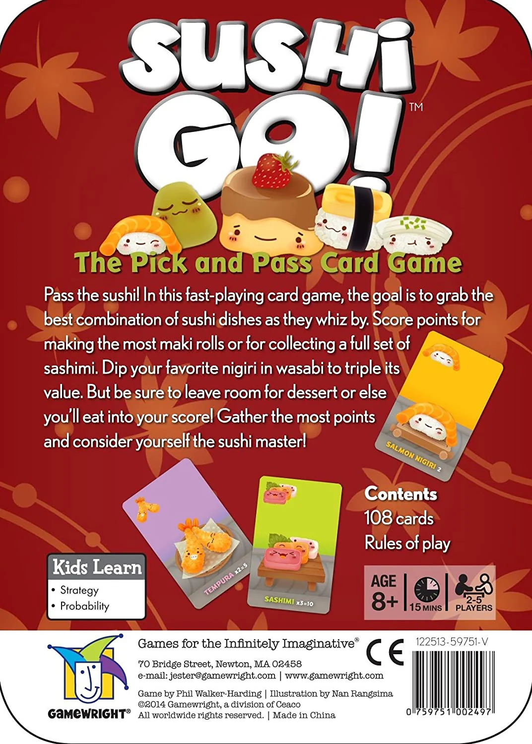 Sushi Go - The Pick and Pass Card Game - Image 3
