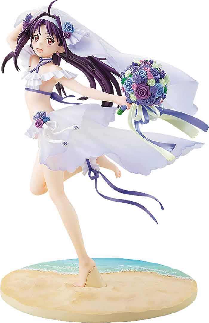Sword Art Online 9 Inch Statue Figure 1/7 Scale PVC - Yuuki Summer Wedding - Image 2
