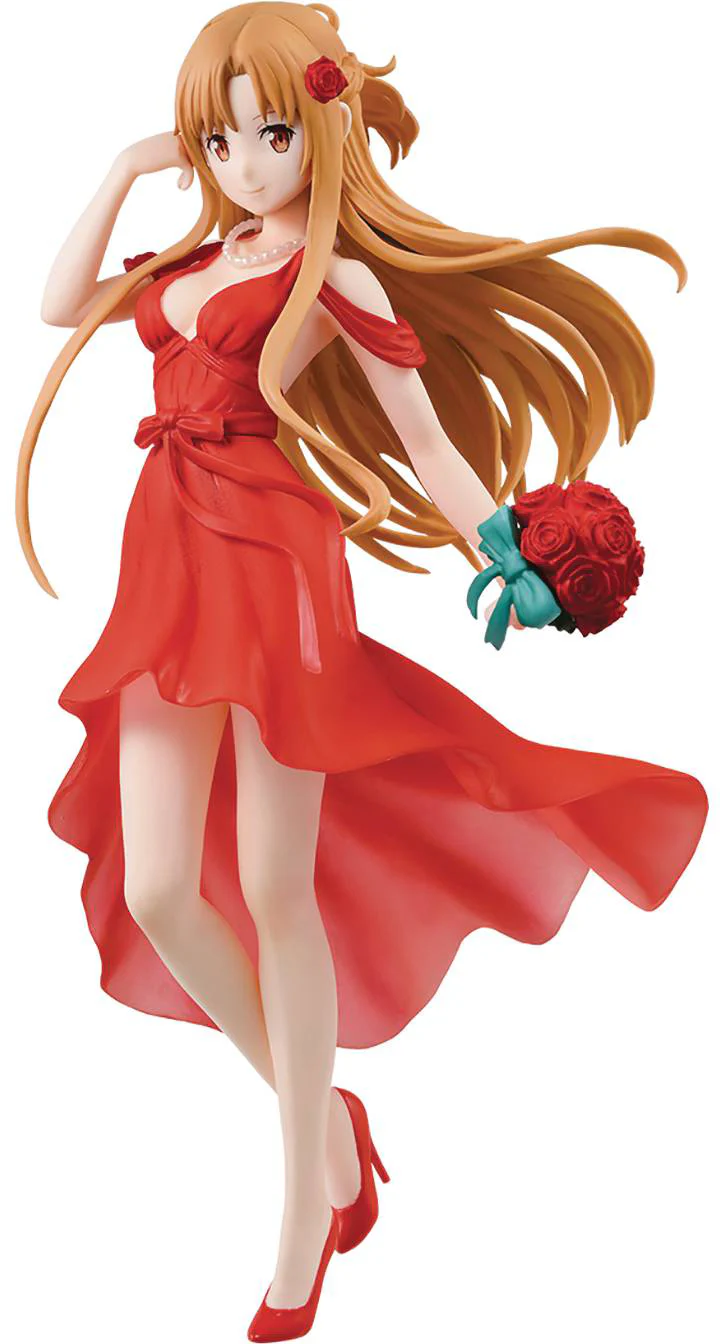 Sword Art Online 8 Inch Static Figure Ichiban Series - Asuna Party Dress Version - Image 2
