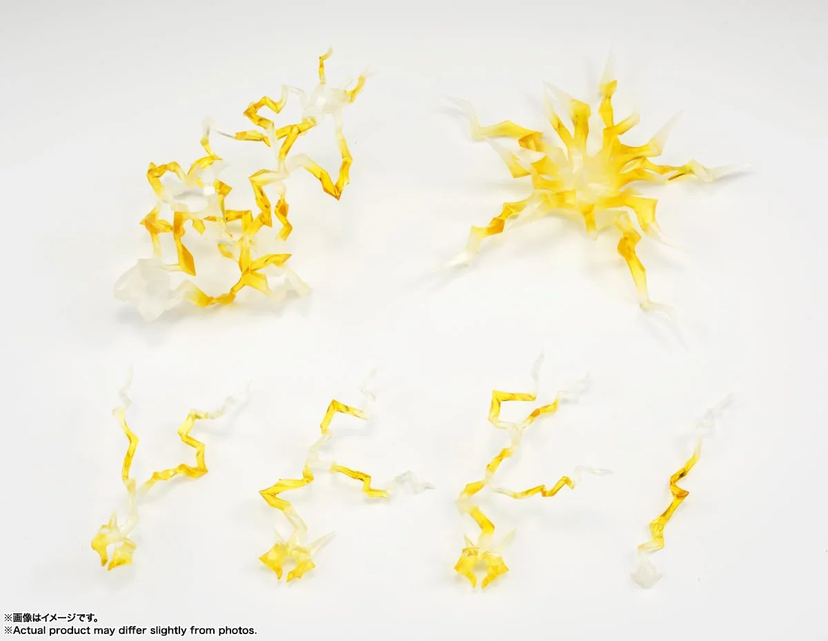 Tamashii Effect 6 Inch Scale Action Figure S.H. Figuarts - Effect Thunder Yellow Version Reissue - Image 4