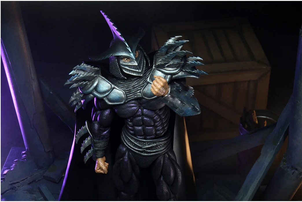 Teenage Mutant Ninja Turtles 7 Inch Action Figure 1990 Movie Exclusive - Super Shredder Shadow Master (Shelf Wear Packaging) - Image 3