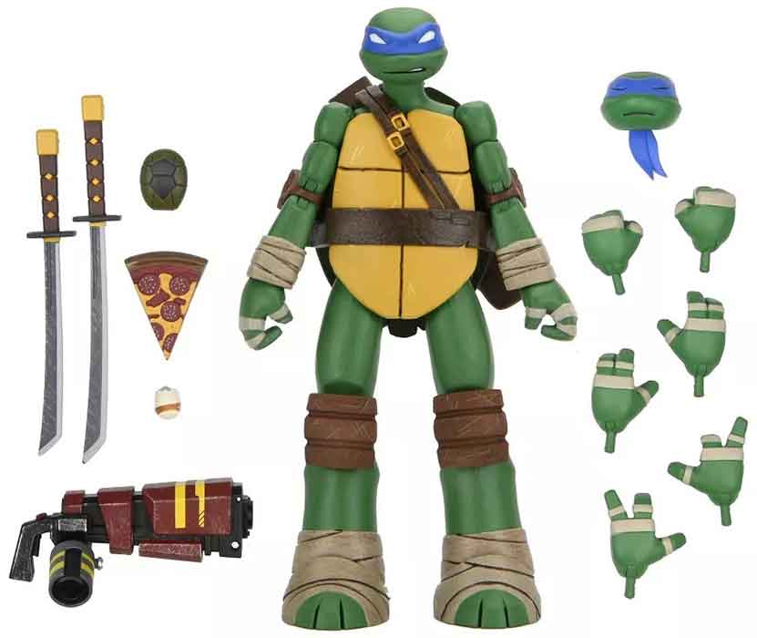 Teenage Mutant Ninja Turtles 2012 Cartoon 6 Inch Action Figure Ultimate - Leonardo - Image 3