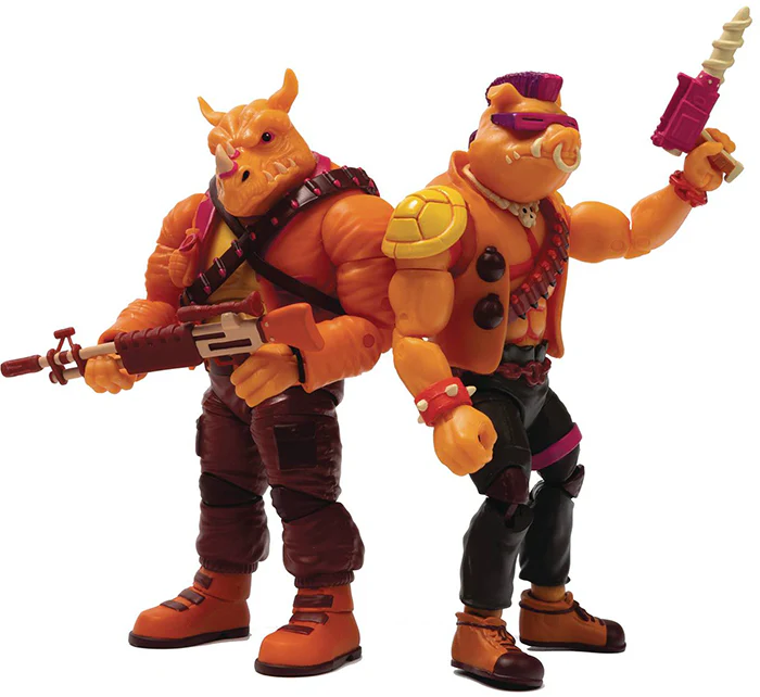 Teenage Mutant Ninja Turtles AXN 5 Inch Action Figure SDCC Exclusive - Arcade Bebop & Rocksteady - Image 3