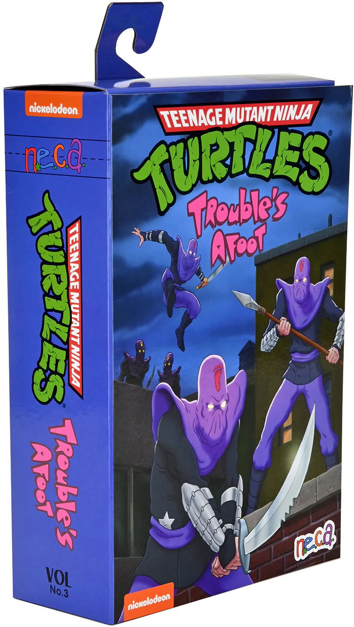 Teenage Mutant Ninja Turtles Cartoon Series 7 Inch Action Figure Deluxe - Foot Soldier - Image 3