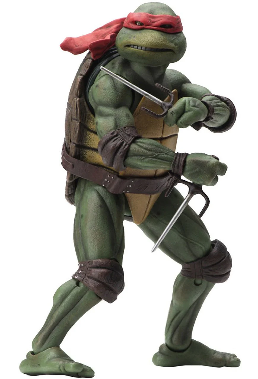 Teenage Mutant Ninja Turtles 6 Inch Action Figure Exclusive - Raphael 1990 Movie Version (Previously Openned Returned Item) - Image 2