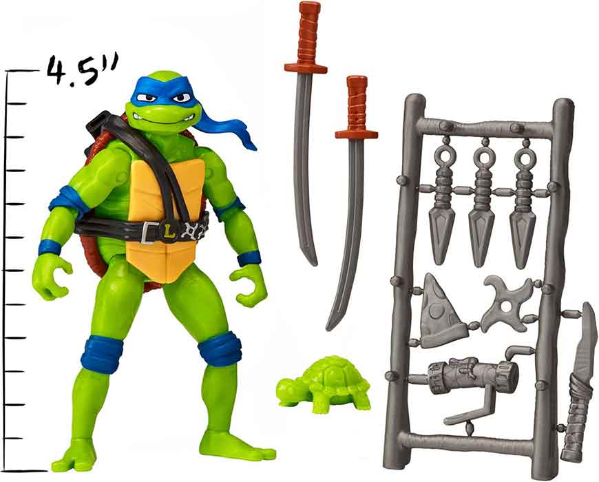 Teenage Mutant Ninja Turtles 5 Inch Action Figure Mutant Mayhem - Leonardo - Image 2