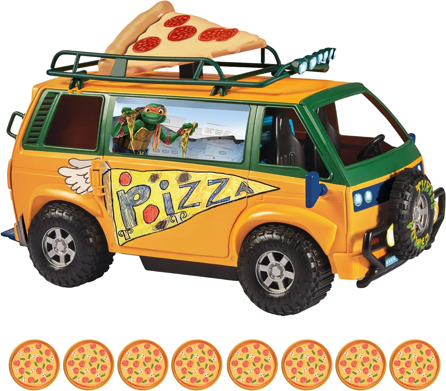 Teenage Mutant Ninja Turtles 5 Inch Scale Vehicle Figure Mutant Mayhem - Pizzafire Van - Image 2