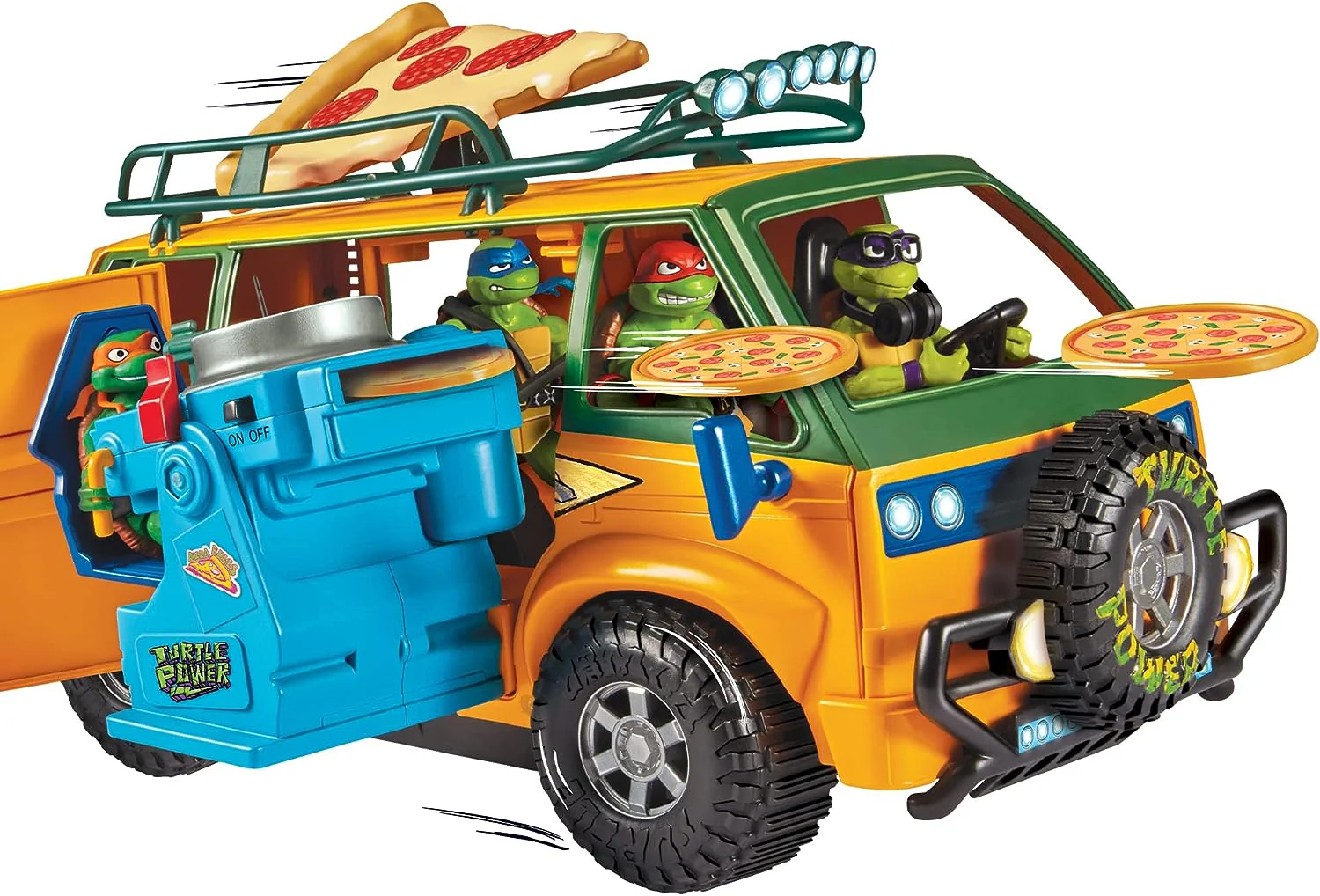 Teenage Mutant Ninja Turtles 5 Inch Scale Vehicle Figure Mutant Mayhem - Pizzafire Van - Image 3