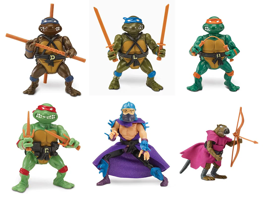 Teenage Mutant Ninja Turtles Retro Rotocast 5 Inch Action Figure Box Set Exclusive - Sewer Lair Edition (Shelf Wear Packaging) - Image 2