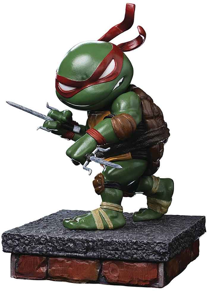 Teenage Mutant Ninja Turtles SDCC 8 Inch Statue Figure Minoco Diorama Exclusive - Raphael - Image 2