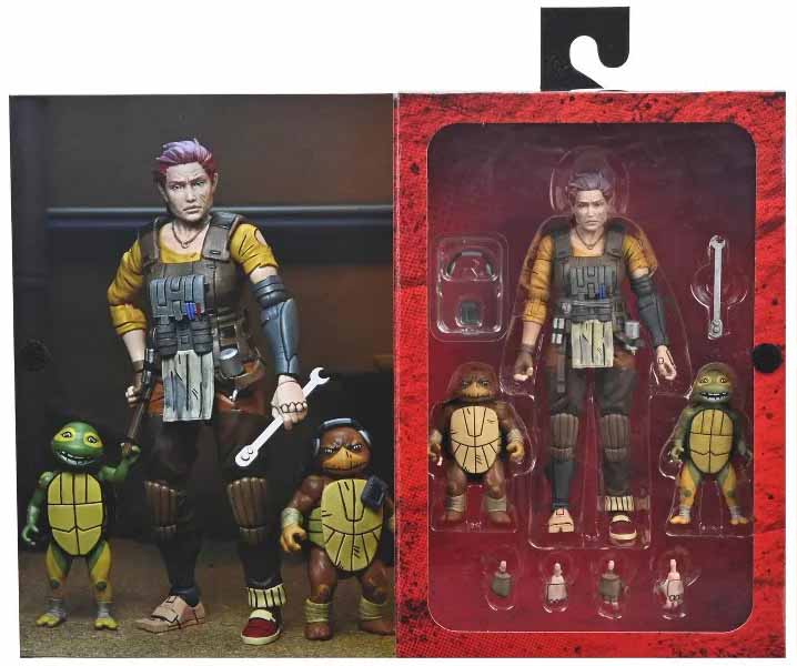 Teenage Mutant Ninja Turtles The Last Ronin 7 Inch Action Figure Lost Years Ultimate - Grammy April with Yi & Moja - Image 2