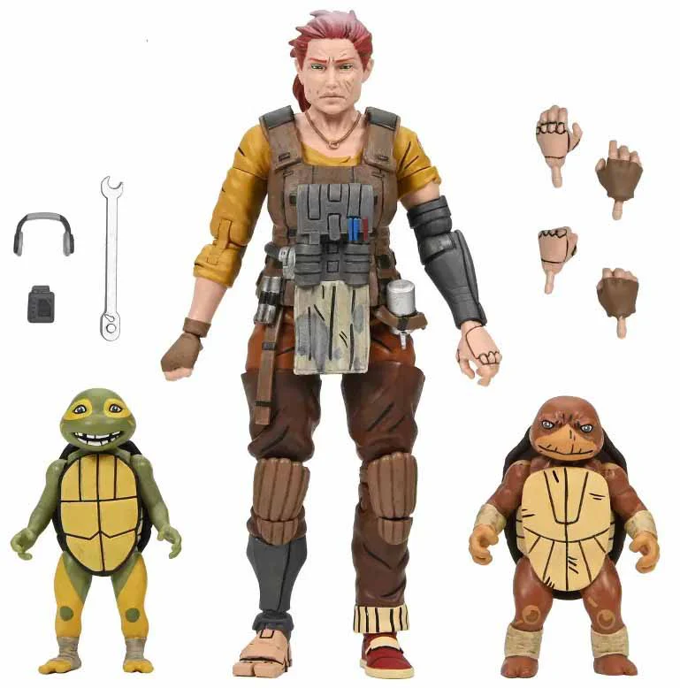 Teenage Mutant Ninja Turtles The Last Ronin 7 Inch Action Figure Lost Years Ultimate - Grammy April with Yi & Moja - Image 3
